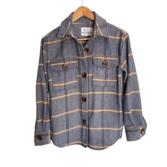 Jason Maxwell Flannel Shacket Small - Picture 1 of 4